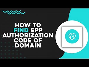 How To Find EPP Authorization Code Of GoDaddy Domain (Quick Tutorial)