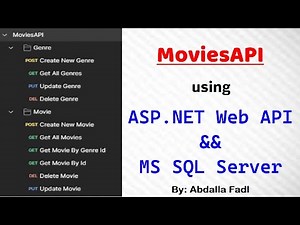 Movies API using ASP.NET Web API & MS SQL Server | Full CRUD Implementation