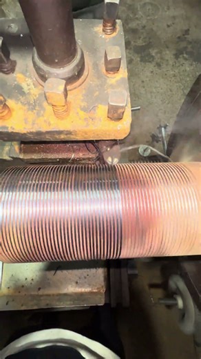 😳😱 Pipe thread making #lathework #machine #cncmill