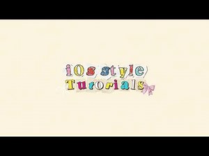 new channel intro | iOS Style Tutorials
