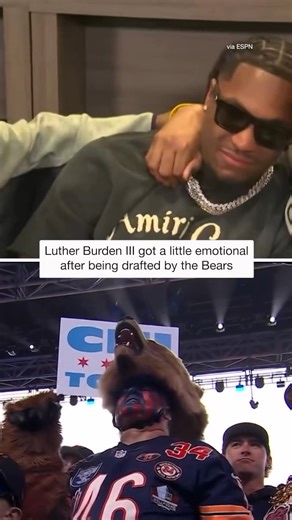 The newest Bears WR got a little emotional after being selected. | Chicago Bears on CBS Sports