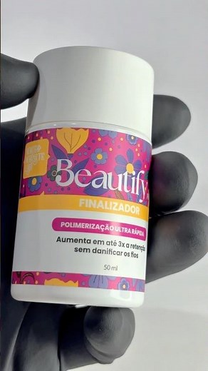 Beautify Pro Finalizador – Retenção Triplicada e Polimerização Rápida em Extensão de Cílios!