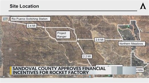 Sandoval County Commission approves financial incentives for potential rocket facility