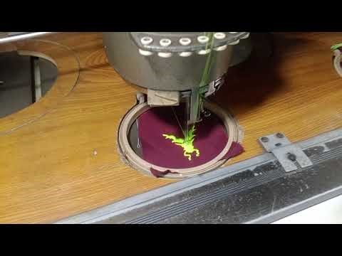 Embroidery Tutorial On BARUDAN Machine