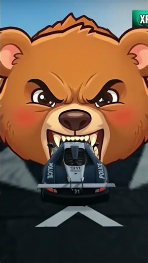 Jumping Car vs Big Bear //Extreme Car Driving Simulator