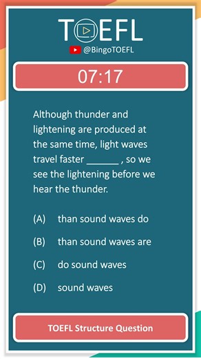 TOEFL Grammar Practice #603 | Structure Questions (Comparative Structures)