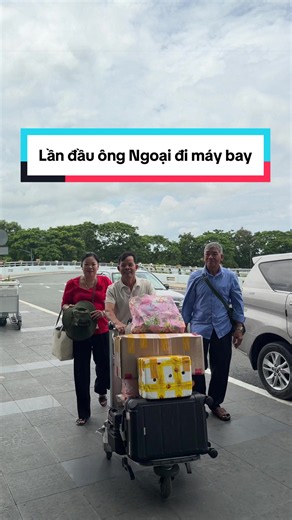 Lần đầu ông Ngoại đi máy bay #nhàyama #phanyennhi | bay
