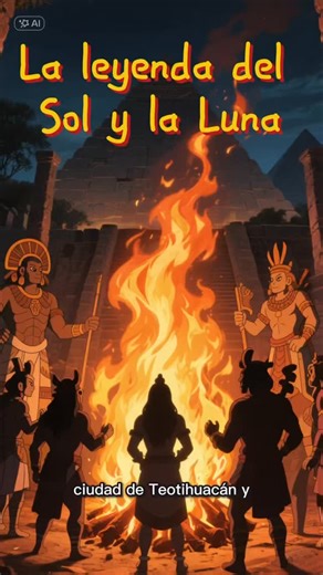 🌞🌙 La Leyenda del Sol y la Luna En Teotihuacán, los dioses antiguos hicieron grandes sacrificios para dar vida al Sol y a su fiel compañera, la Luna. 🔥✨ Una leyenda que nos enseña que del valor y la entrega nacen las luces que guían al mundo. 📖💛 #pequecuentoskids #sol #luna #leyendas #short | Peque Cuentos Kids