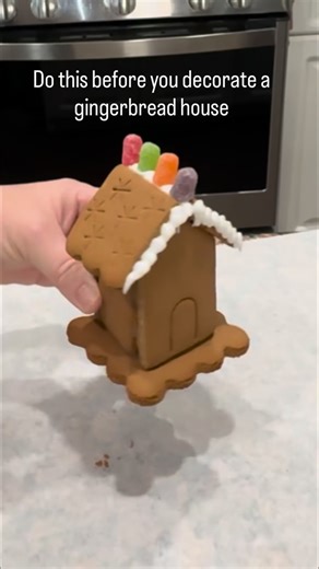 1.6K views · 21 reactions | Gingerbread house decorating should be...