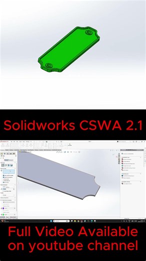 Certified SolidWorks Associate (CSWA) Problem 2.1 in SolidWorks, Step By Step #solidworks #ramscad