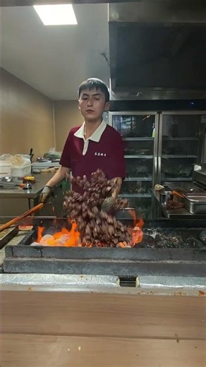 Chinese cuisine, Xinjiang lamb skewers #ChineseFood #XinjiangLambSkewers