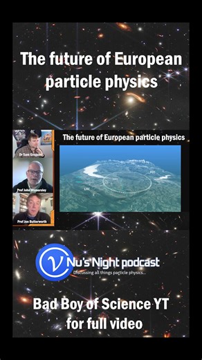 Discussing the future of European particle physics on the Nu’s Night Podcast . #particlephysics #cern #physics . Link to channel and full videos in bio