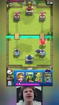 Jynxzi using P2W deck in clash royale arena 1 #shorts