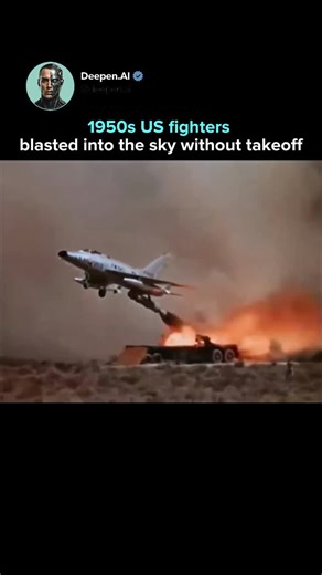 AI. Tech. The next evolution. | In the mid 1950s, the USAF tested a zero length launch system that fired jet fighters into the air using rocket boosters. The F 100D Super... | Instagram