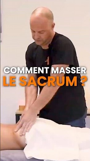 How to massage the sacrum?