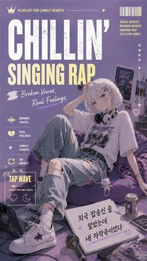 [감성 싱잉랩] 목소리 미쳤다... "Broken Singing Rap" #싱잉랩, #감성힙합, #새벽감성 #우울증