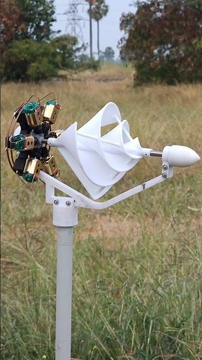 making new model Wind Turbine Using Arrangement