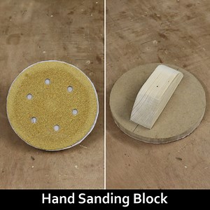 How To Make A Hand Sanding Block For Sanding Disc In this video I shown you how to make a hand sanding block for sanding disc using wood. | Diamleon Diy Builds | Facebook