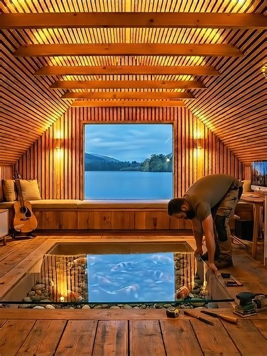 I built the shelter in an AI-inspired style. #winter #camping #survival #outdoors #bushcraft