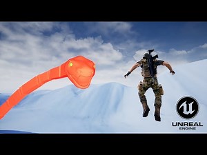 UE4 Procedural Animation Snake [ Early Prototype ]
