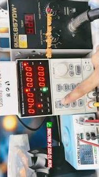 Mobile repairing DC machine using how to use DC machine #mobile #dcmachine #classes #zerotohero