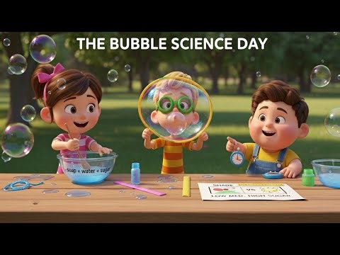 The Bubble Science Day Friendship, Curiosity & Surface Tension Fun