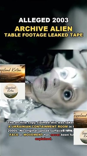 ALLEGED 2003ARCHIVE ALIEN TABLE FOOTAGE LEAKED TAPE #horror #duet #funny #scary #memes