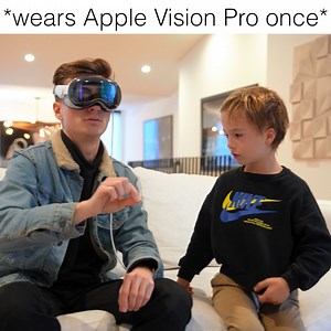 7.5M views · 310K reactions | Apple Vision Pro: ON Family: GONE | Trevor Wallace | Facebook