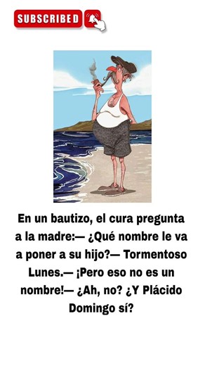 #Nombres#Domingo #PlácidoDomingo #anécdotas #humor #risa #memes #chistesbuenos #comedia #chiste