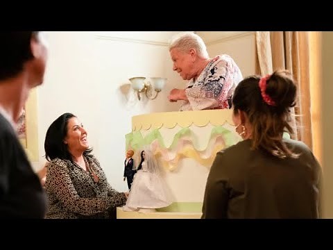 EastEnders - Mo Harris Jumps Out Of A Cake To Surprise Kat Slater (12th September 2022)