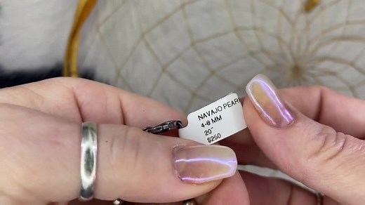 4-8mm NAVAJO Sterling Silver PEARL Necklace Oxidized Native American Hand-strung Choose Length Authentic Navajo Made in New Mexico - Etsy