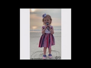 2-year-old Amelia sings God Bless America for the 4th of July
