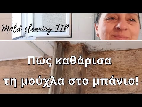 Πως καθαρισα τη μούχλα στο μπάνιο | How to clean mold from the bathroom