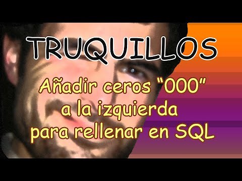 SQL Añadir ceros a la izquierda para rellenar