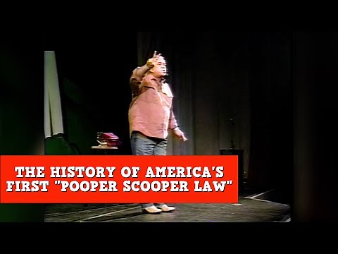 The History Of America's First "Pooper Scooper Law" | James Gregory