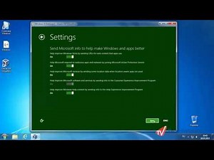 Первичная настройка Windows 8