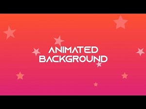 Animated Background with Pure CSS and Html | Pure CSS Background Animation - YouTube