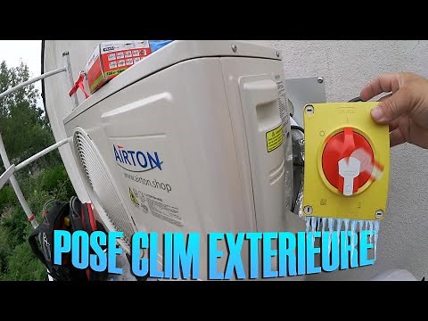 3/3 ⏩ CLIMATISATION pose du Bloc extérieur ( AIRTON ) de A à Z ... en mode bricoleur :)