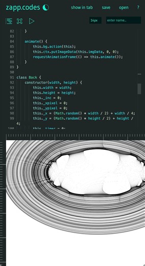 shape - javascript canvas - gemini port of java applet