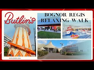 🌊 Butlin's Bognor Regis Relaxing Walk 🏖 | Scenic Resort Stroll (No Commentary)
