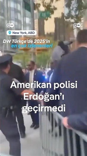 2025’in en fazla izlenenleri|ABD polisi Erdoğan'ı cadde ortasında bekletti #shorts