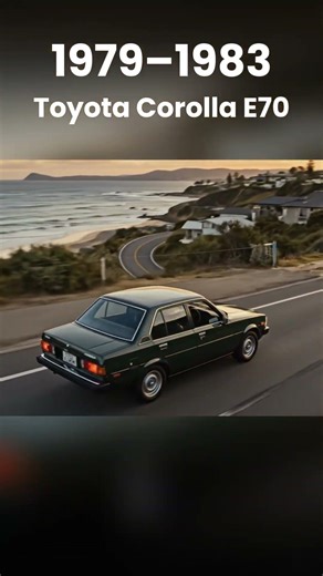 Retro Toyota Corolla Morph: 1979 to 1987 🔥 #shorts #carmorph