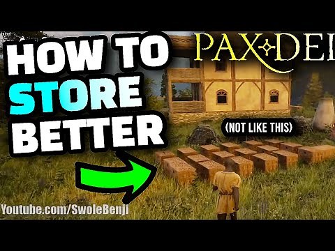 Pax Dei The BEST Way To SAVE SPACE (Storage Hack)