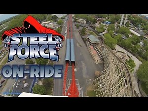Steel Force On-ride Front Seat (HD POV) Dorney Park