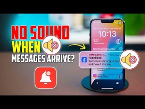 Fix iPhone Notification Sound Not Working | How to Fix Message Notification Sound on iPhone