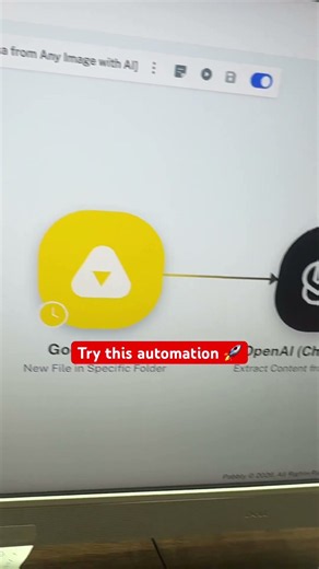 Extract Data from Any Image with AI 🤯 | AI Agent Automation in Minutes #shorts