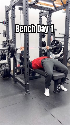 Bench Day 1 of 4 😬