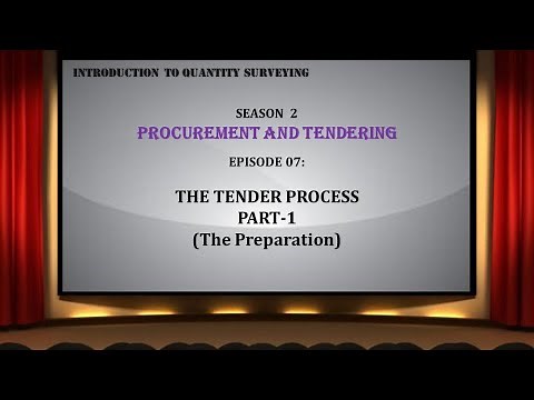 S02E07 The Tender Process Part 1 (The Preparation)