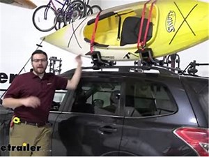 Installation: Malone DownLoader Kayak Roof Rack w/ Tie-Downs on a 2015 Subaru Forester