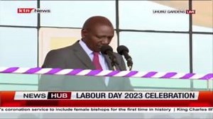 2.7K views · 65 reactions | William Ruto: We have taken 20,000 computers to TVETS. We plan to have digital hubs in every ward in the Republic of Kenya. We want to move millions of the young people into digital jobs anywhere in the world. Kenyans' prowess is well known. #LabourDay2023 | KTN News Kenya | Facebook